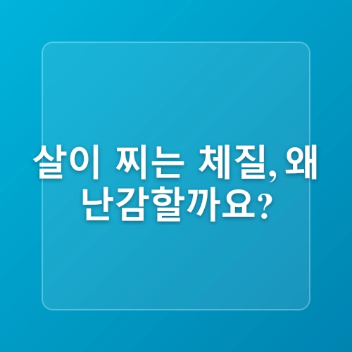 식이섬유로 포만감 유지, 살 찌기 쉬운 체질 극복하자!