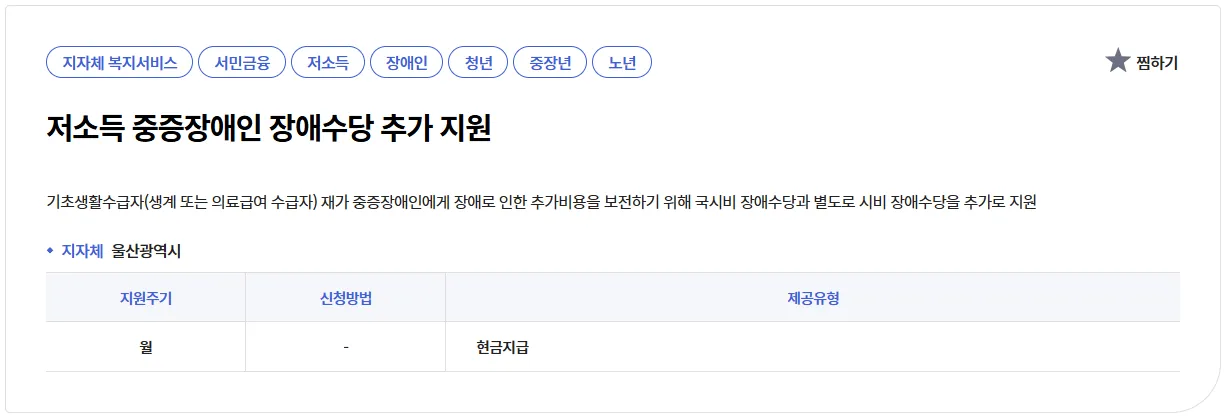 💡 저소득 중증장애인 장애수당 추가 지원 | 현직 복지사의 실속 가이드