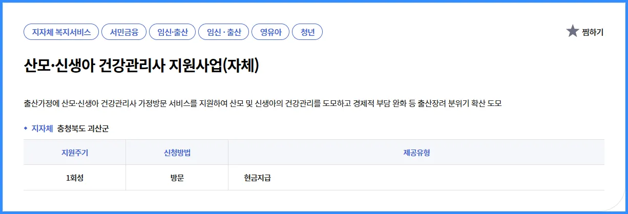 💡 산모·신생아 건강관리사 지원사업(자체) | 현직 복지사의 실속 가이드