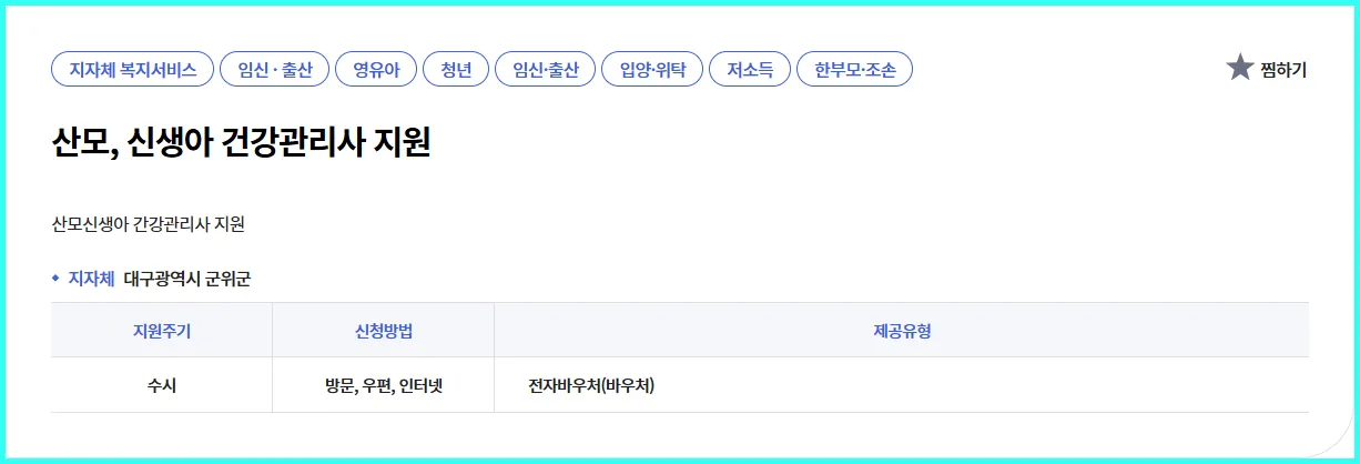 💡 산모, 신생아 건강관리사 지원 | 현직 복지사의 실속 가이드