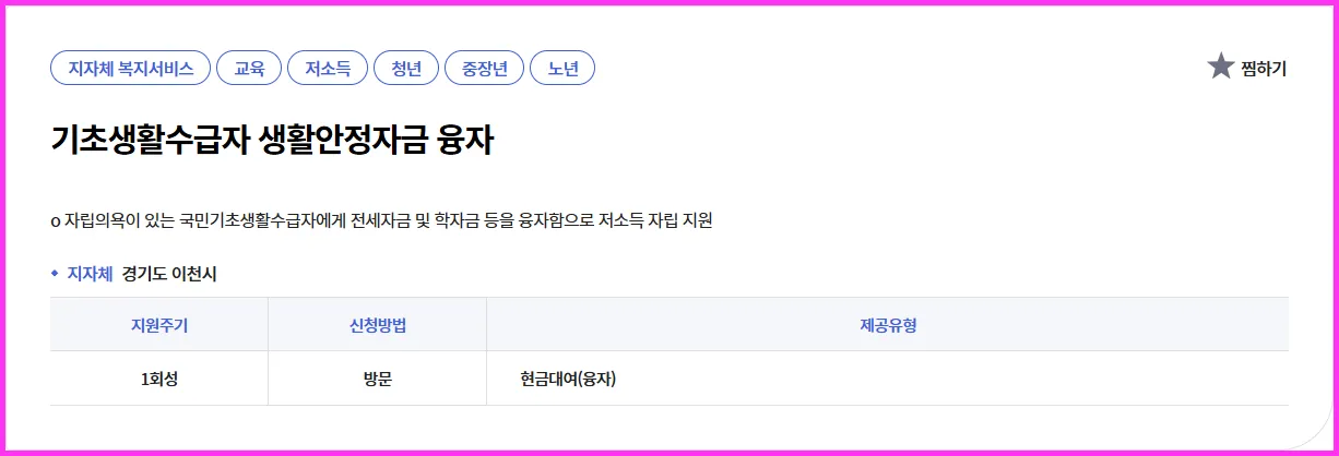 💫 기초생활수급자 생활안정자금 융자 | 신청 성공을 위한 스마트 가이드