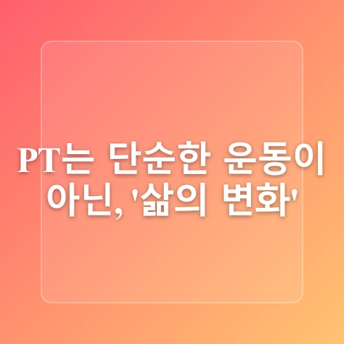 봉은사역 PT, 바쁜 직장인을 위한 맞춤 해답
