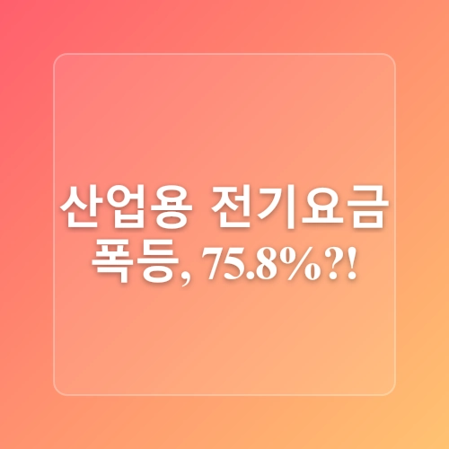 한전의 배신?…대기업들 전기 ‘직구’하고 밤에 공장 돌리는 진짜 이유 (ft. 당신 월급이 위험합니다)
