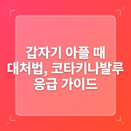 코타키나발루 여행 중 갑자기 아플 때 대처법 – 병원, 약국 정보 포함 post thumbnail image